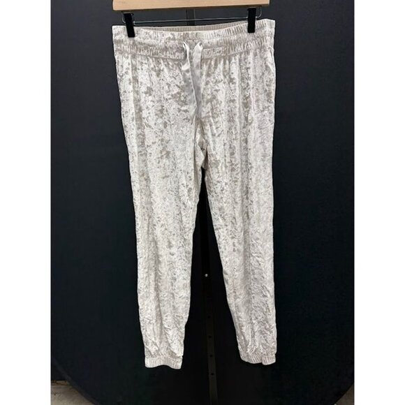 Victoria's Secret Pants - Victoria's Secret Silver Velour Joggers